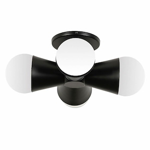 Fortuna - 4 Light Flush Mount-5 Inches Tall and 8.25 Inches Wide - 1343044