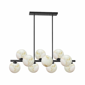 Giovanna - 10 Light Pendant-11 Inch Tall and 31 Inch Wide - 1375078