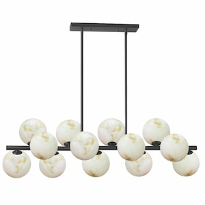 Giovanna - 13 Light Pendant-11 Inch Tall and 40 Inch Wide - 1375079