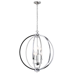 Karland - 24 Inch Six Light Chandelier - 1221027