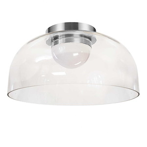 Nadine - 10W 1 LED Flush Mount-6.25 Inches Tall and 11.75 Inches Wide - 1331629