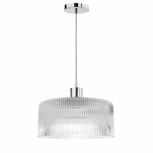 Nadine - 1 Light Pendant-6.25 Inch Tall and 11.75 Inch Wide - 1375085