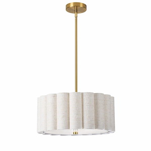 Pacifica - 3 Light Pendant-7 Inch Tall and 16 Inch Wide - 1375094