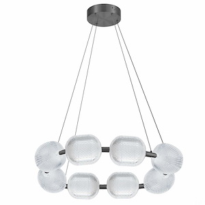 Peri - 56W 8 LED Chandelier-6 Inch Tall and 32 Inch Wide - 1364352