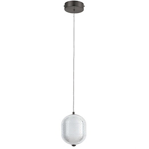 Peri - 7.5W 1 LED Pendant-10 Inches Tall and 6 Inches Wide - 1343067