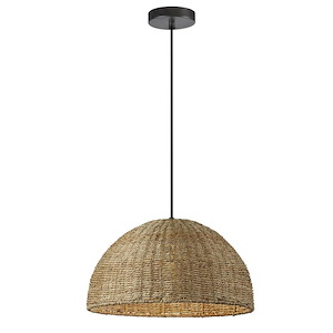 Pourel - 1 Light Pendant In Transitional Style-8 Inches Tall and 15.75 Inches Wide - 1263148