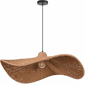 Selma - 1 Light Pendant-6 Inches Tall and 40 Inches Wide - 1343074