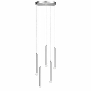 Sanya - 300W 5 LED Multi Pendant-12 Inch Tall and 24 Inch Wide - 1364365