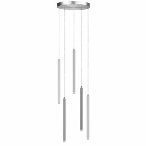 Sanya - 15W 5 LED Multi Pendant-18 Inch Tall and 24 Inch Wide - 1364366