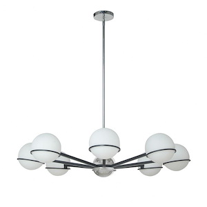 Sofia - 8 Light Chandelier In Modern Style-7.75 Inches Tall and 38 Inches Wide - 1263170