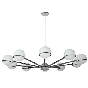 Sofia - 10 Light Chandelier In Modern Style-8.25 Inches Tall and 50 Inches Wide - 1263172