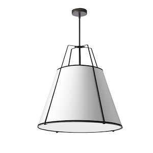 Trapezoid - 3 Light Trapezoid Pendant - 856692
