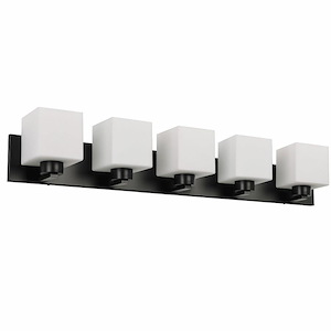 Veda - 5 Light Bath Vanity-7 Inches Tall and 36.25 Inches Wide - 1343082