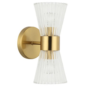 Vienna - 2 Light Wall Sconce-11.5 Inches Tall and 4.75 Inches Wide - 1343084
