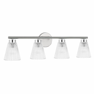 Vienna - 4 Light Bath Vanity-8 Inches Tall and 29 Inches Wide - 1343086