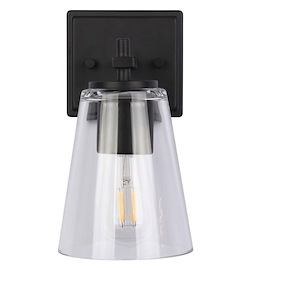 Wenda - 1 Light Wall Sconce-9.75 Inch Tall and 5.25 Inch Wide - 1391852