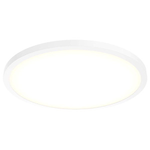 Delta - 347V 40W 1 LED Square Flush Mount-1 Inch Tall and 24 Inch Wide - 1417958