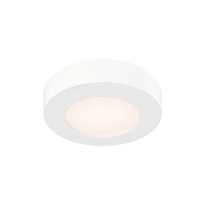 Prime - 9W 1 LED Coastal Rated Flush Mount-0.9 Inch Tall and 5 Inch Wide - 1417962