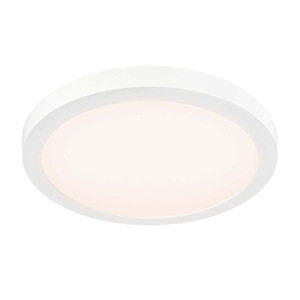 Prime - 20W 1 LED Coastal Rated Flush Mount-0.9 Inch Tall and 12 Inch Wide - 1418238