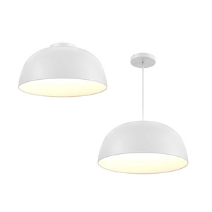 Napa - 60W 1 LED Convertible Dome Flush Mount-16 Inch Tall and 30 Inch Wide - 1418251