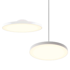 Fusion - 45W 1 LED 2-in-1 Flush Mount/Pendant-1 Inch Tall and 21 Inch Wide - 1417963