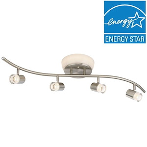 Df Pro - 31.2 Inch 30.1W 1 3000K Led 4-Head S-Bar Track And Flush Mount Combo - 917428
