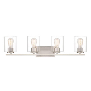 Liam - 4 Light Bath Vanity-8.25 Inch Tall and 32 Inch Wide - 1376109