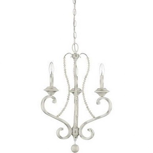 Newport - 3 Light Chandelier-25 Inch Tall and 18 Inch Wide - 1376123