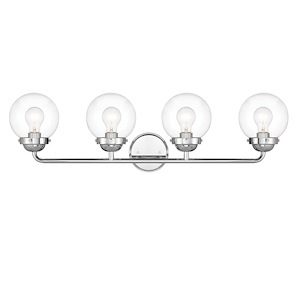 Knoll - 4 Light Bath Vanity In Modern Style-10 Inches Tall and 33 Inches Wide - 1157867