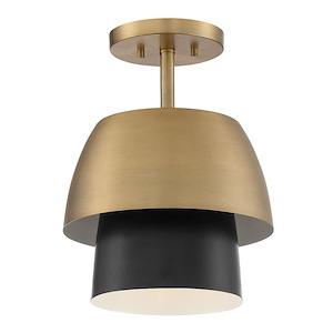 Moonshadow - 1 Light Semi Flush-Mount - 1211678