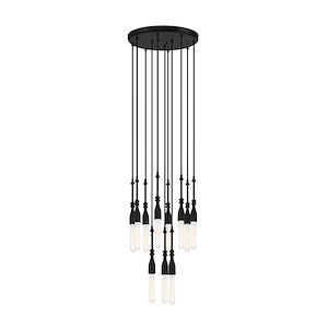 Louise - 11 Light Chandelier In Glam Style-10.5 Inches Tall and 15 Inches Wide - 1156118