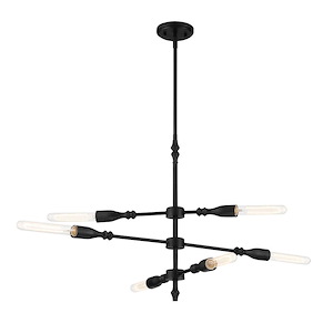 Louise - 6 Light Island In Glam Style-21.5 Inches Tall and 28.5 Inches Wide - 1156422
