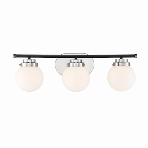 Elle - 3 Light Bath Vanity-7.75 Inches Tall And 24 Inches Wide - 1090914
