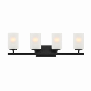 Carmine - 4 Light Bath Vanity-9 Inches Tall and 28 Inches Wide - 1090876