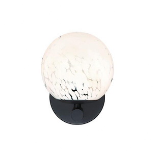 Crown Heights - 1 Light Wall Sconce -8 Inch Tall and 6 Inch Wide - 1376148