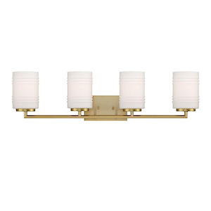 Leavenworth - 4 Light Bath Vanity In Modern Style-8.5 Inches Tall and 33 Inches Wide - 1158736