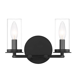 Hudson Heights - 2 Light Bath Vanity In Traditional Style-7.25 Inches Tall and 11 Inches Wide - 1156154