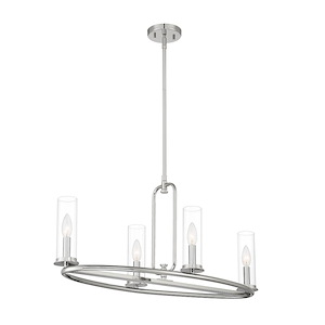 Hudson Heights - 4 Light Island In Traditional Style-14.5 Inches Tall and 32 Inches Wide - 1156163