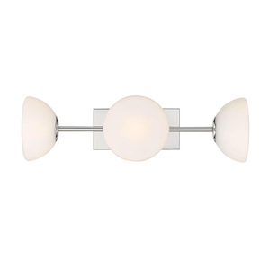 Zio - 3 Light Bath Vanity In Retro Style-7 Inches Tall and 24 Inches Wide - 1155144
