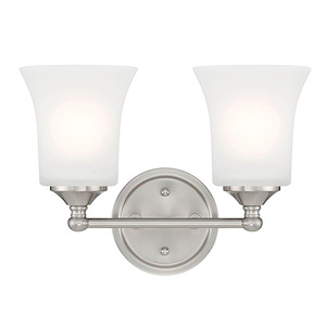 Bronson - 2 Light Bath Vanity In Transitional Style-9.5 Inches Tall and 13.25 Inches Wide - 1158732