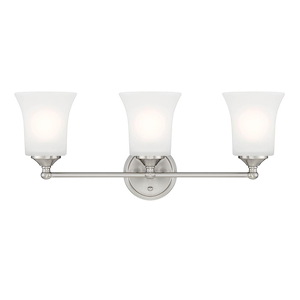 Bronson - 3 Light Bath Vanity In Transitional Style-9.5 Inches Tall and 23 Inches Wide - 1158002