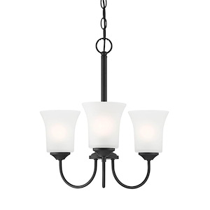 Bronson - 3 Light Chandelier In Transitional Style-19.25 Inches Tall and 18 Inches Wide - 1161077
