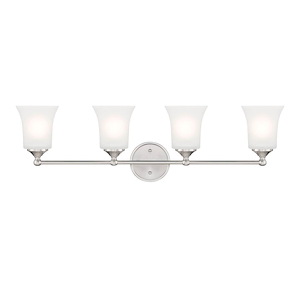 Bronson - 4 Light Bath Vanity In Transitional Style-9.5 Inches Tall and 31.75 Inches Wide - 1156767