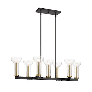 Nova - 7 Light Island -9.5 Inch Tall and 38 Inch Wide - 1376164