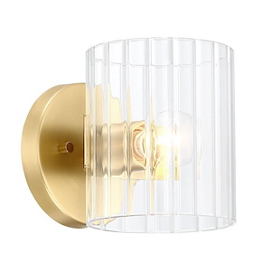 Aries - 1 Light Wall Sconce -6 Inch Tall and 5 Inch Wide - 1376173