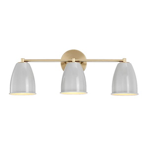 Biba - 3 Light Bath Vanity-9 Inch Tall and 24 Inch Wide - 1376138