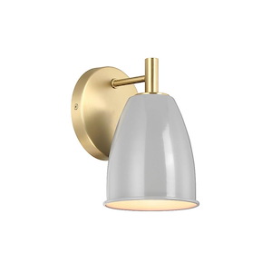 Biba - 1 Light Wall Sconce -8 Inch Tall and 5.25 Inch Wide - 1376140