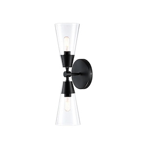 Norro - 2 Light Wall Sconce -5.25 Inch Tall and 16.75 Inch Wide - 1376186
