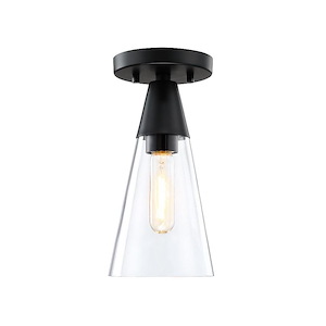 Norro - 1 Light Flush Mount-11.25 Inch Tall and 5.5 Inch Wide - 1376190