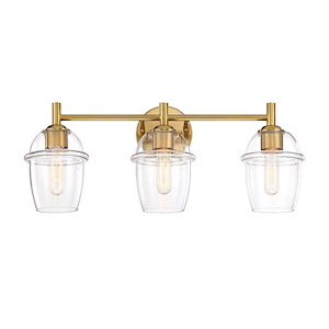 Summer Jazz - 3 Light Bath Vanity-10 Inch Tall and 24 Inch Wide - 1376242